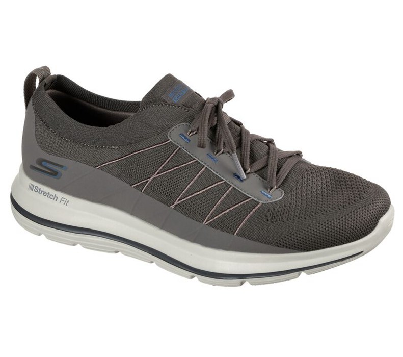 Skechers Herr Blå Slip On - Gowalk Stretch Fit - Adaptor - Sverige (MPLSK-0736)